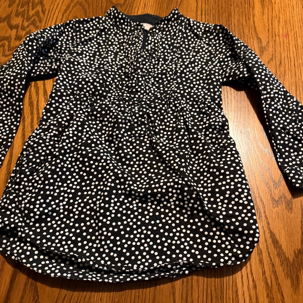 BOBOLI made‎ in Spain kids dress black and white pattern size 4 amazing piece